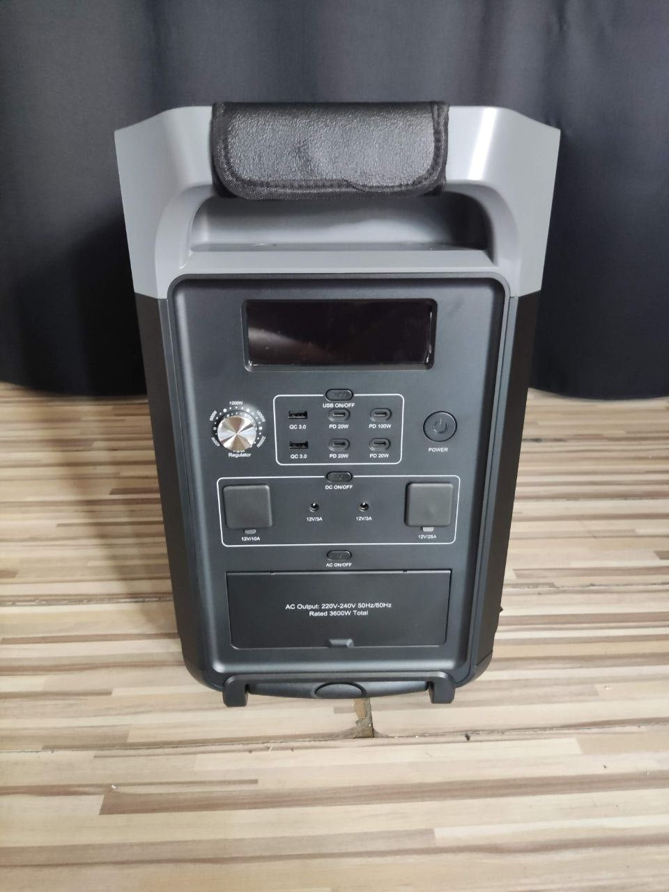 Power station / Σύστημα ενέργειας 3840WH / 3600W γεννήτρια μπαταρίας λιθίου LIFEPO4 φωτοβολταϊκών