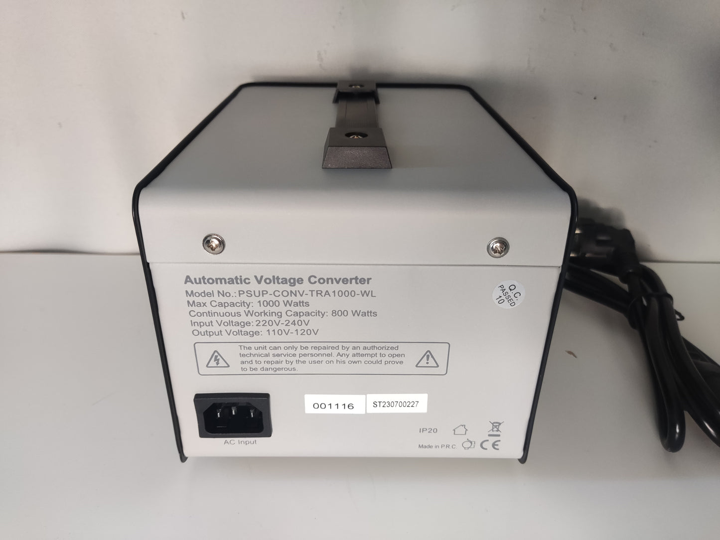 Inverter από 220V σε 110V ισχύος 800W με 2 εξόδους