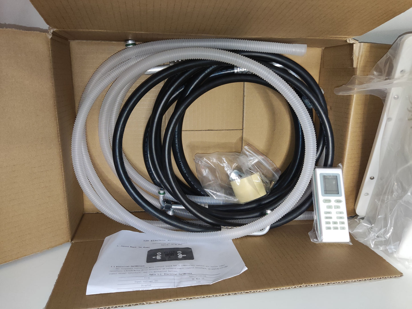 Κλιματιστικό 6100BTU - 12V και 24V για αυτοκινήτο, αυτοκινούμενο, φορτηγό, σκάφος