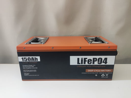 Μπαταρία λιθίου 12V 150Ah - 1920WH με 100Α BMS